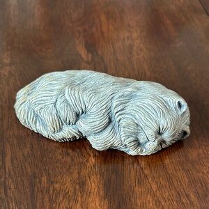 Vintage Sleeping Persian Kitten Figurine